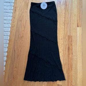 Princess Polly Oscar Black Maxi Skirt